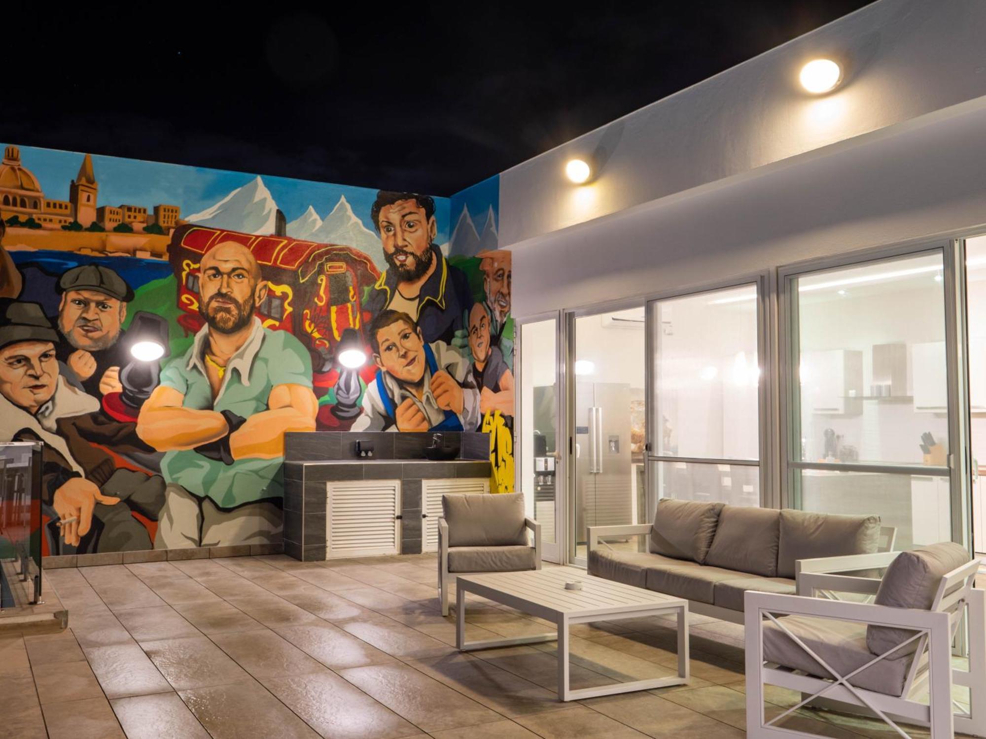 Villa Gaia - Sunset Views, Indoor Heated Pool, Sauna And Games Room メーリッハ エクステリア 写真